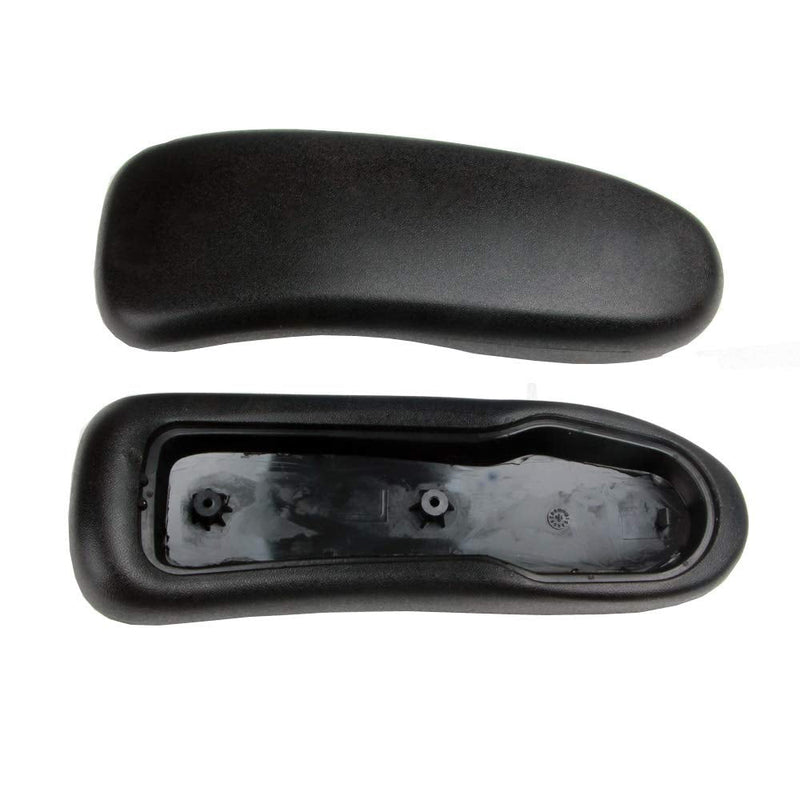 MingYi.office Vinyl Arm Pads Caps for Herman Miller Classic Aeron Chair Graphite Black