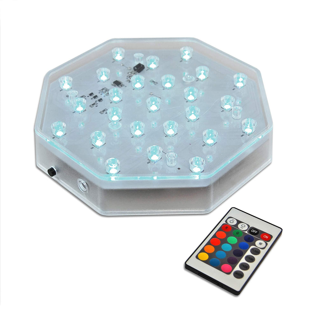 Lumabase 69901 Battery Operated LED Base Light with Remote Control-Multi Function, Multicolor