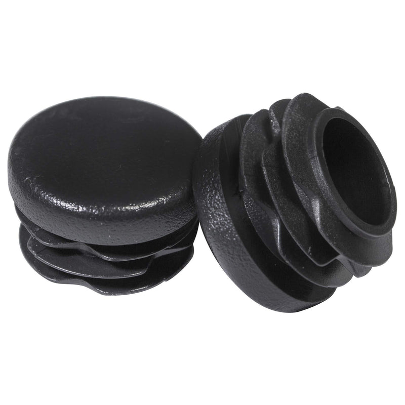 Prescott Plastics 1.25" Inch Square Plastic Plug Insert (8 Pack), Black End Cap for Metal Tubing, Fence, Glide Insert for Pipe Post, Chairs and Furnitures