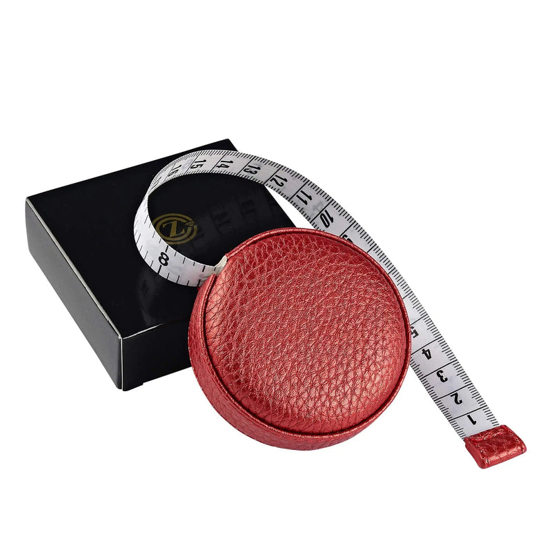 3m/120" Tape Measure Body Measuring Tape for Body Cloth Tape Measure for Sewing Fabric Tailors Medical Measurements Tape Dual Sided Leather Tape Measure Retractable (Red, 1 Pack) red
