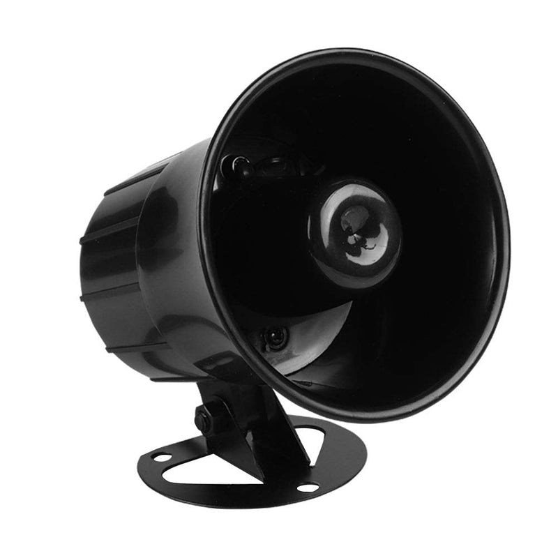 Wired Alarm Siren Horn 15W DC 6 to 12V Security Siren with Bracket for Home Security Alarm System 626 Siren