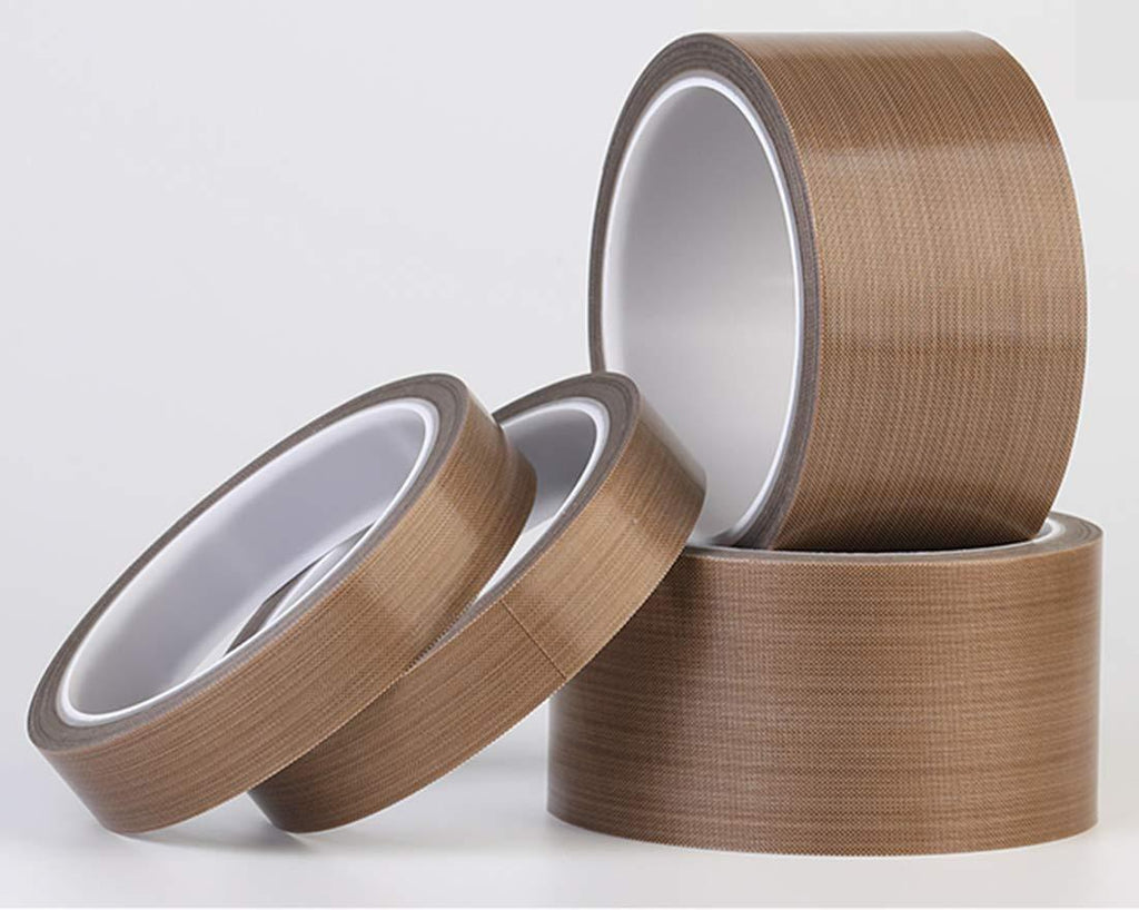 1" x 33 feet PTFE Adhesive Tape Teflon Tape High Temperature Teflon Tape PTFE Coated Fabric Teflon Tape - Fits Weston,FoodSaver,Seal A Meal, , Cabella's Vacuum and Many More