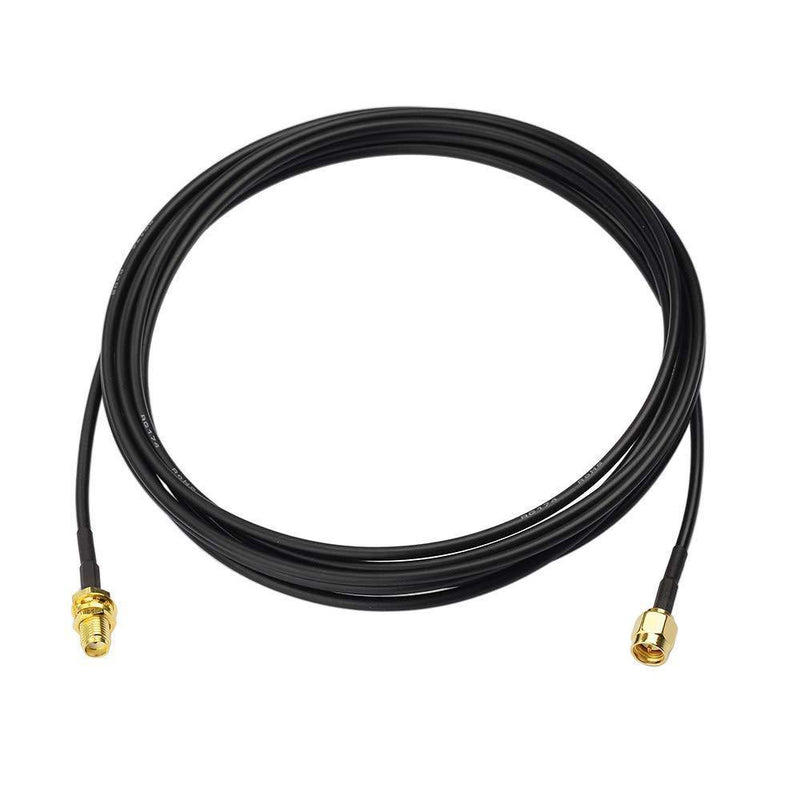 Bingfu SMA Male to SMA Female Bulkhead Mount RG174 Antenna Extension Cable 3m 10 feet Compatible with 4G LTE Router Gateway Mobile Cellular RTL SDR Dongle Receiver 3m / 10 feet
