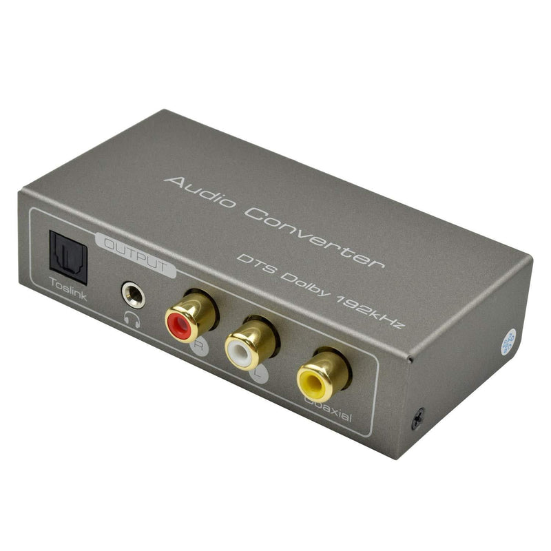 HDMI ARC Audio Adapter,Musou 192KHZ HDMI ARC Audio Extractor HDMI ARC or Digital Optical Toslink Coaxial to Optical or Analog 3.5mm L/R Stereo Audio Splitter