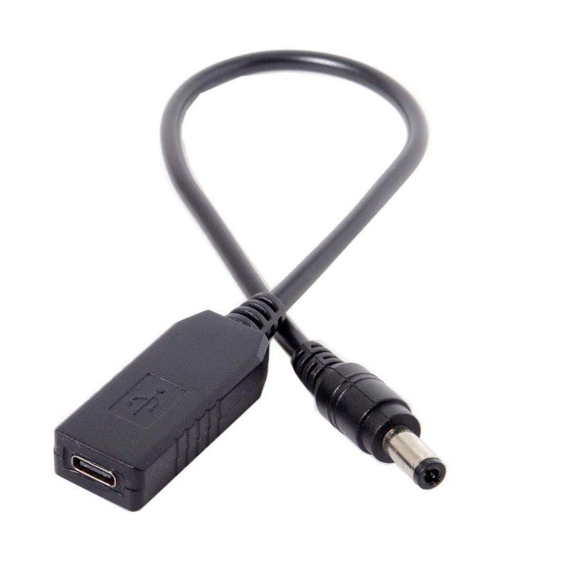 CY USB 3.1 Type C USB-C to DC 20V 5.5 2.5mm & 2.1mm Power Plug PD Emulator Trigger Cable for Laptop Black DC 5.5x2.1mm