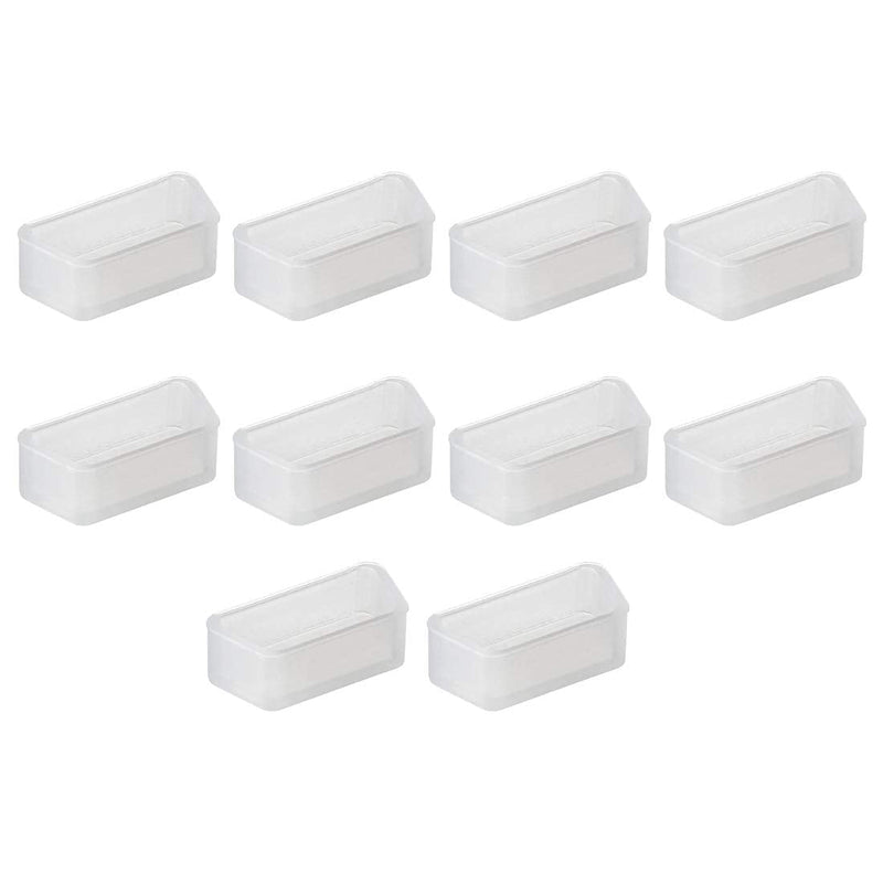 uxcell 10pcs VGA Port Silicone Protectors Cap Cover Anti Dust for DB9, RS232, 15mmx7mm Clear