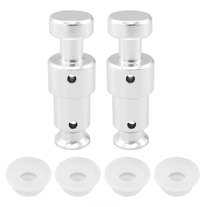 Alamic Replacement Float Valve for Instant Pot Duo 3, 5, 6 Qt, Duo Plus 3, 6 Qt, Ultra 3, 6, 8 Qt, Lux 3 Qt - 2 Float Valves 4 Silicone Caps