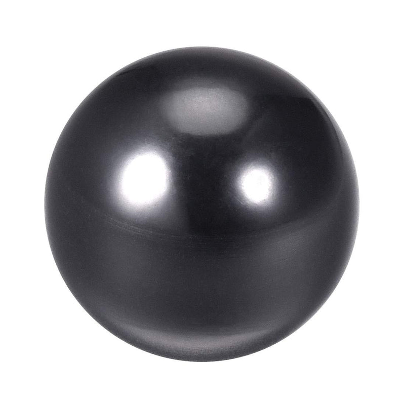 uxcell Thermoset Ball Knob M8 Female Threaded Machine Handle 30mm Diameter Smooth Rim Black