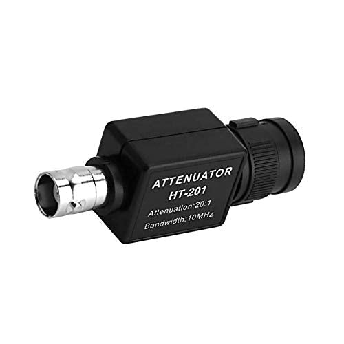 TOPINCN HT201 Passive Attenuator Signal Attenuation for Oscilloscope Attenuation 20:1 with 10MHz Bandwidth