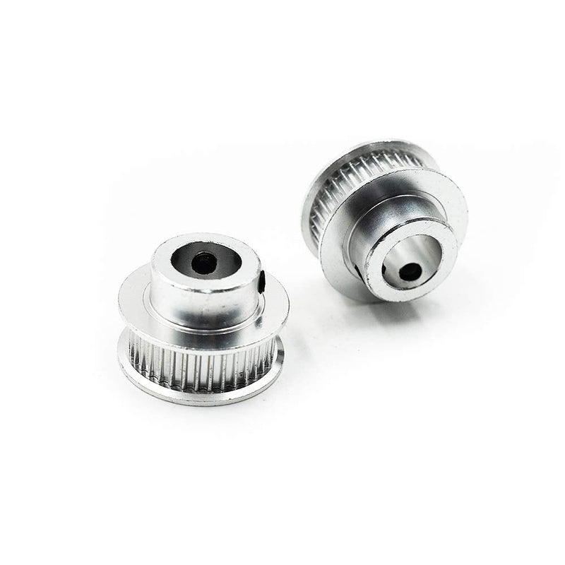 LC LICTOP GT2 36 Teeth 10mm Bore Timing Belt Pulley Flange Synchronous Wheel