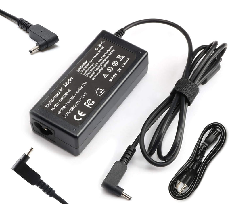19V 3.42A 65W AC Adapter Charger Replacement for Acer Chromebook A11-065N1A A13-045N2A PA-1650-80 PA-1450-26 N15Q9 15 14 13 11 R11 CB3-532 CB3-131 CB5-132T CB5-571 C720 C740 N16P1 N15Q8 Power Cord