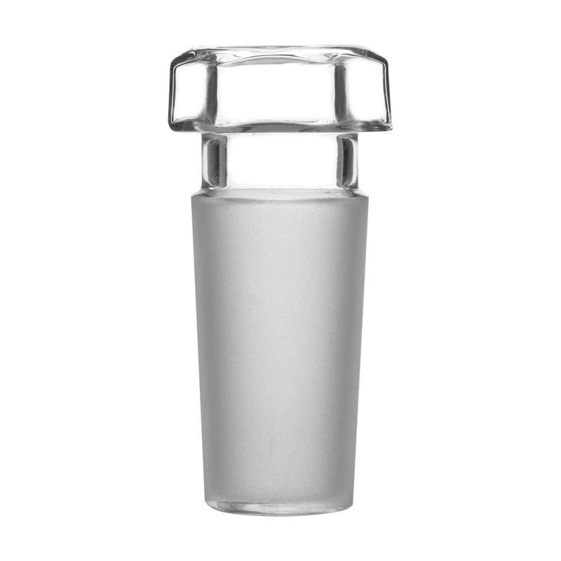 StonyLab Glass Hex Head Hollow Glass Stopper, Hexagonal Head Glass Hollow Stopper for 24/40 Outer Joint Glass with Closed Bottom (1 Pack) 24/40 Joint