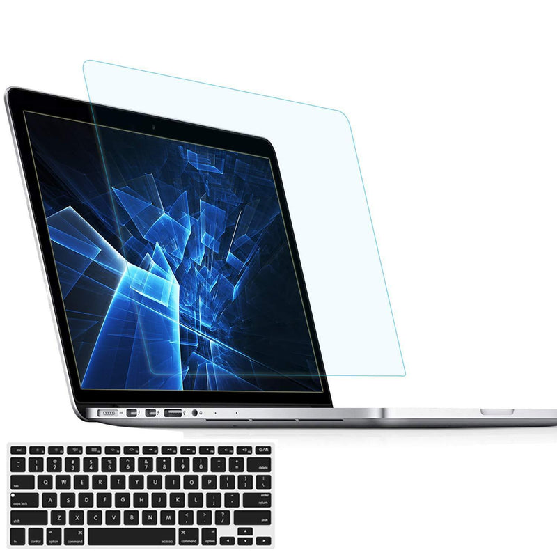 Anti Blue Light Anti Glare Screen Protector for 2015-2012 MacBook Pro 13 A1425 A1502 with Keyboard Cover, Reduces Digital Eye Strain Anti Fingerprint for 2012 2013 2014 2015 Old MacBook Pro 13