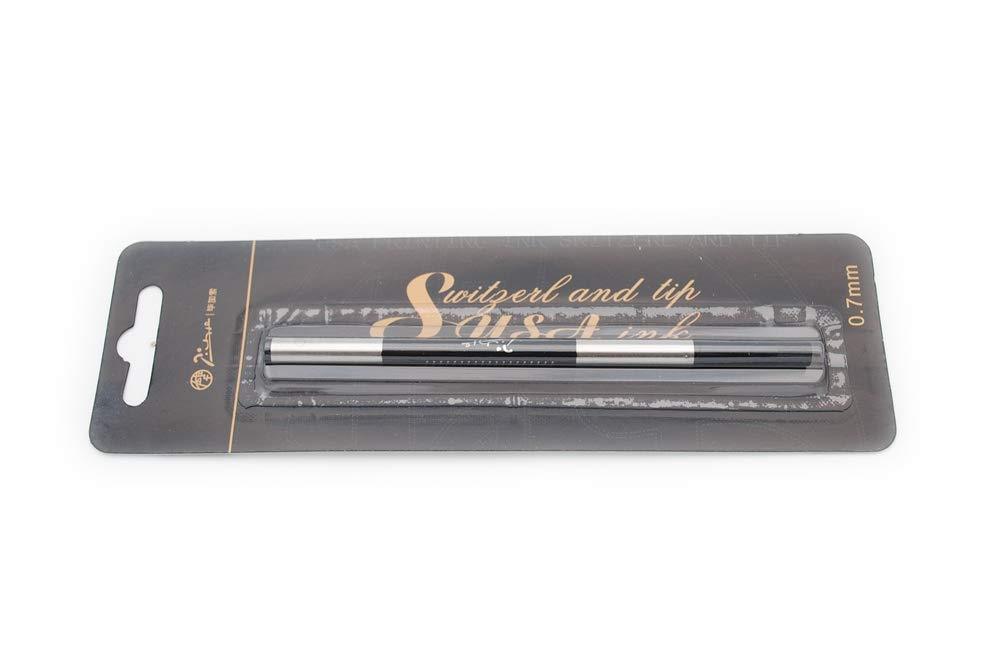 4pcs Picasso Rollerball Pen Refills Black (0.7mm) 0.7mm