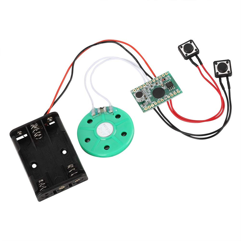 ASHATA Recordable Voice Module, Recording Chip Sound Reproducible Voice 60 Seconds DIY Greeting Card,Recording Reproduction Cable for DIY Voice Gift Modules for Gift