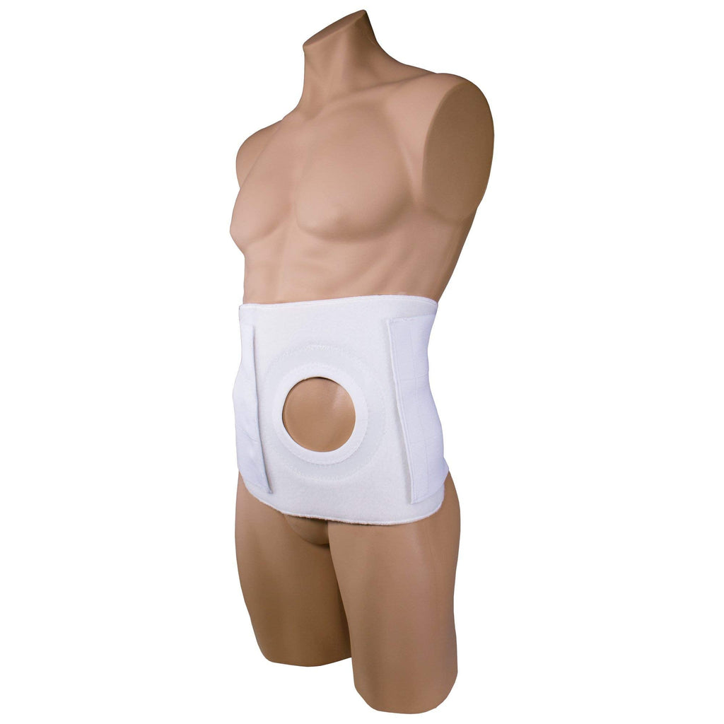 OTC Ostomy Abdominal Binder, Stoma Support, henia colostomy, 9" Belt, 4" Opening, X-Large X-Large (Pack of 1)