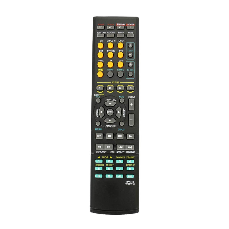 RAV315 Remote Control Compatible with Yamaha AV Receiver Home Theater RX-V3800 RXV3800 RX-V650 RXV650 V459 RX-V663 RXV663 V757 RX-V640 RXV640 RX-V363 RXV363 V377 V620 V640 V1500 HTR-6230 HTR6230