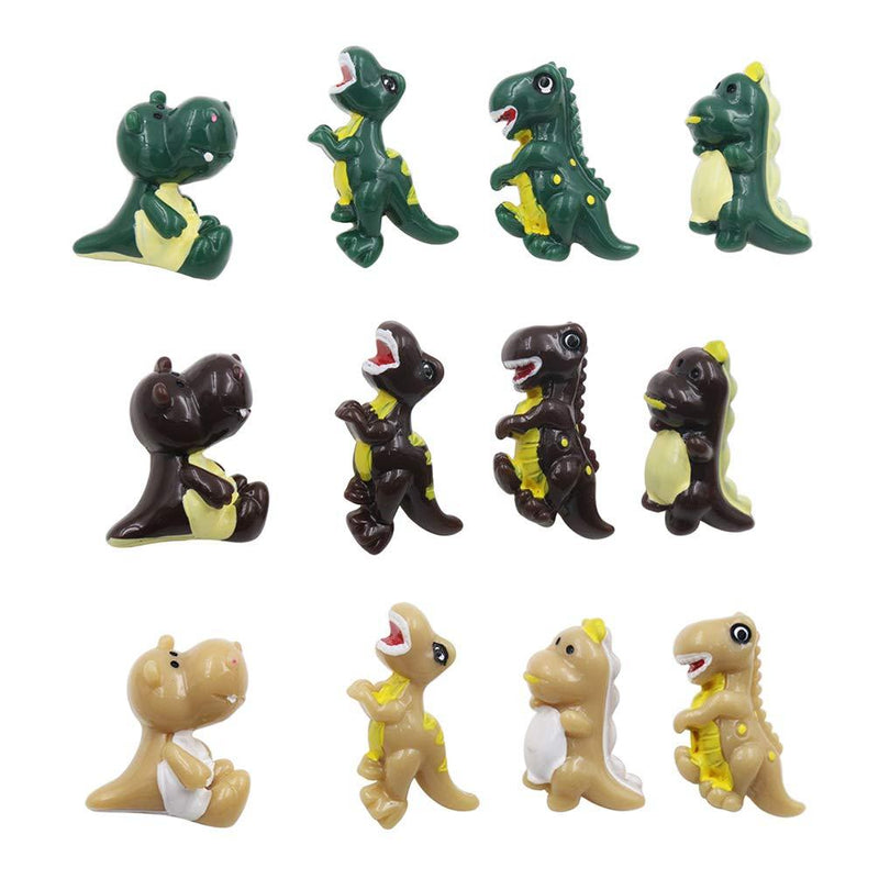 KOTU 24 Pack Decorative Thumbtacks Creative Dinosaur Shape Pushpins Drawing Pins for Feature Wall, Whiteboard, Corkboard, Photo Wall