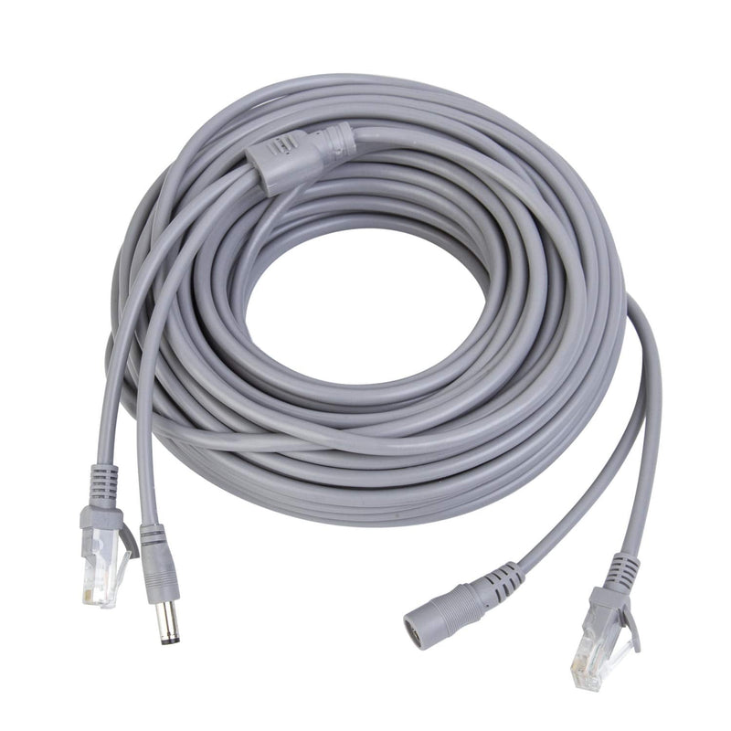 Xenocam 5M/16ft Ethernet Cable Cat5e Network LAN/Power Extension Cord for CCTV Security Cameras IP Camera cable 16ft