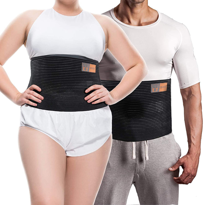 Plus Size Umbilical Hernia Support Belt I Pain and Discomfort Relief from Umbilical, Navel, Ventral and Incisional Hernias I Hernia Binder for Big Men and Large Women I XXXL/3XL 3X-Large (Pack of 1)