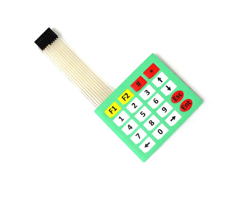 4Pcs 4x5 Keys Matrix Array 20 Key Keypad Membrane Switch Control Panel for Arduino