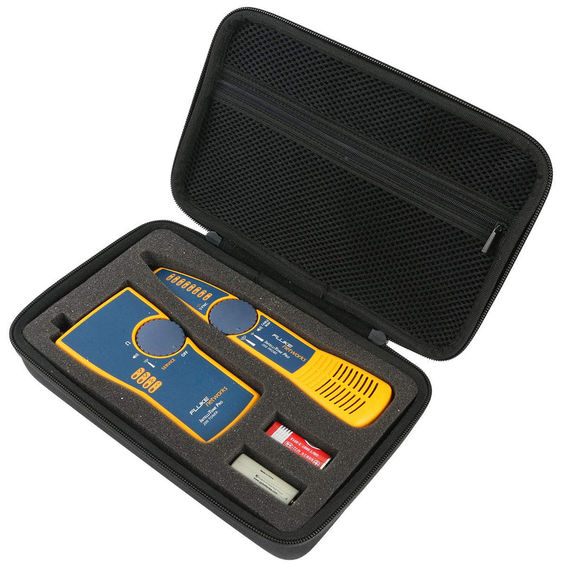 co2crea Hard Travel Case Replacement for Fluke Networks IntelliTone Pro 200 Toner Probe Kit MT-8200-60-KIT