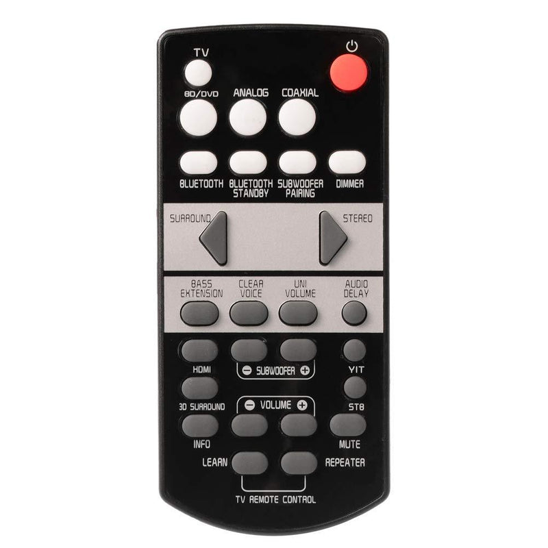 Replacement Remote for Yamaha YAS-107 YAS-108 YAS 1080 YAS-207 YAS 106 YAS-203 ATS-1070 ATS-1060 ATS-1080 ATS-1030 FSR66 ZJ78750 YAS-105 YAS-103 Soundbar ZV28960 ZV289600 Home Audio Speaker System
