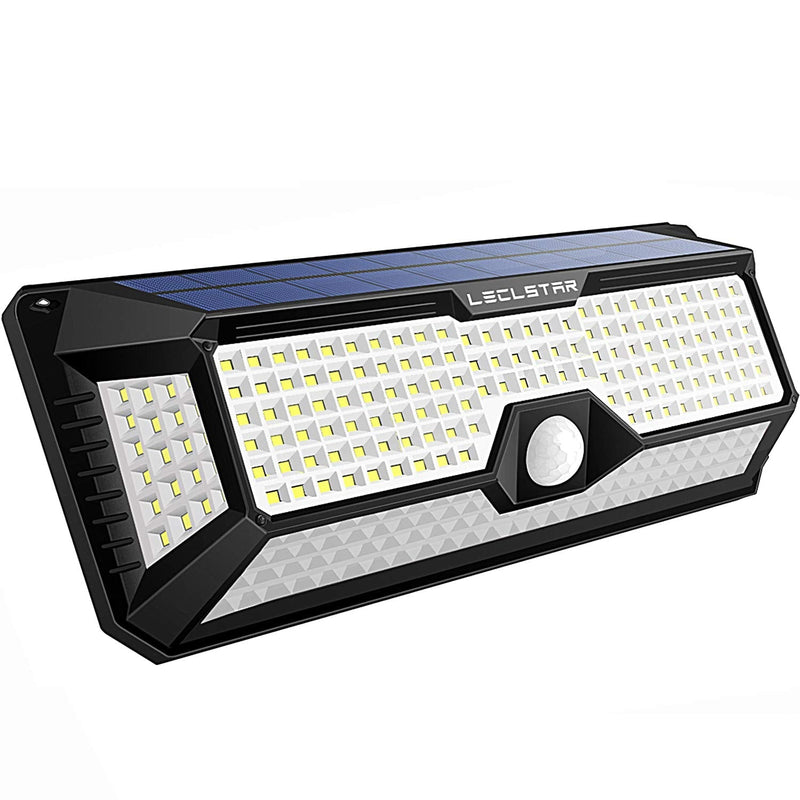 Solar Outdoor Lights - Motion Sensor 4000Lm 268 LEDs Solar Security Light IP65 Waterproof Led Lights Super Bright Solar Wireless Wall Lights with 3 Optional Modes and 4Wide Angle (1 Pack) 1 PACK