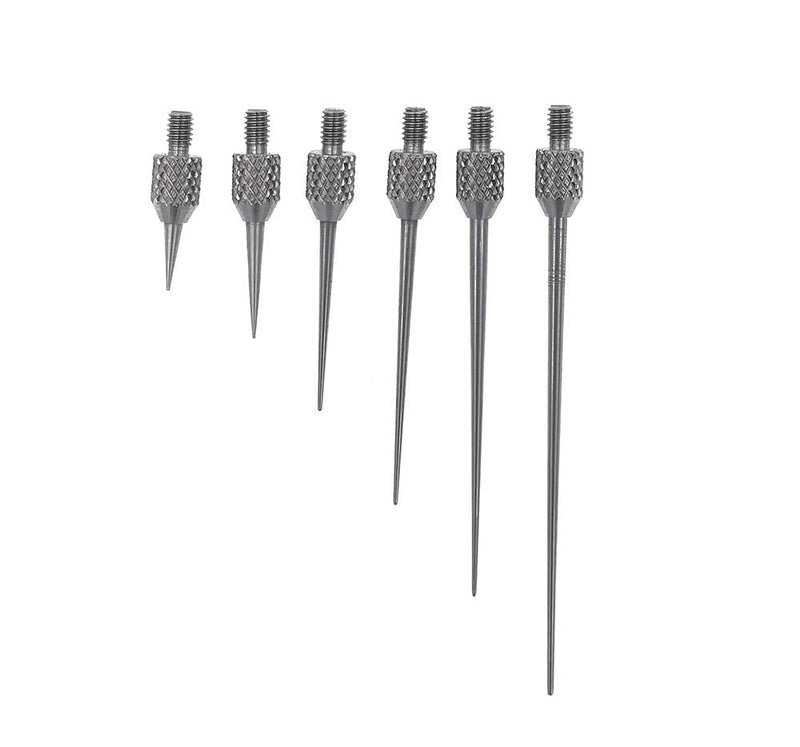 Needle Point Contact Points R0.25 Tip for Dial Digital Indicators Depth Gauge 4-48 Thread (A Set) A SET