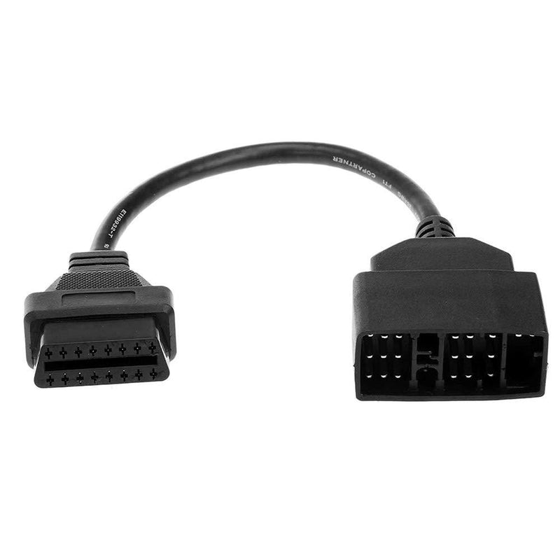 E-Car Connection 22 Pin OBD to 16 Pin OBD2 Diagnostic Adapter Connector Cable for Toyota Car