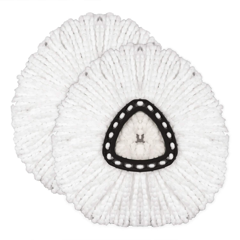 2 Pack Spin Mop Replacement Head Mop Head Refills Mop Head Replacement Floor Cleaning Mop Microfiber Mop Head Replacement 2 Pack