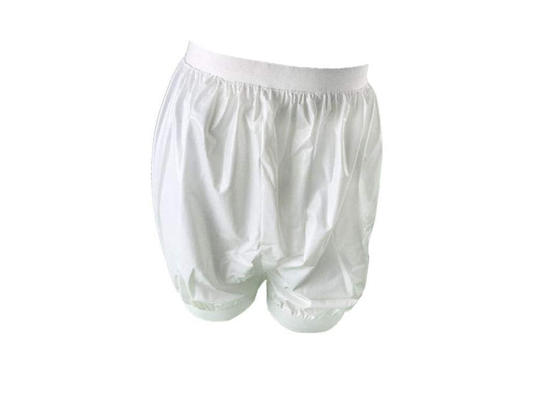 Haian Adult Incontinence Pull-on Plastic Comfort Pants 2 Pack (X-Large, White) X-Large (Pack of 2)
