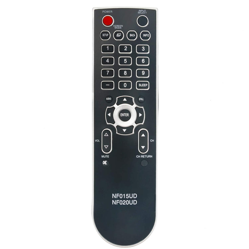 New NF015UD NF020UD Remote Control Compatible with Emerson & Sylvania LCD TV LC320EM8A LC320EM8AN LC320EM8S LC320EM81 LC320EM82 LC320EM82S LC420EM8 LC195SL9 LC195SL9A LC195SL9B LC195SL9C LC225SC9