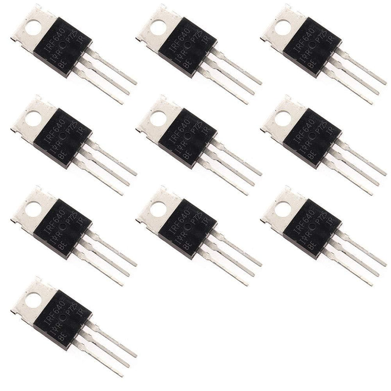 Bridgold 10pcs IRF640 IRF640N IRF640NPBF N-Channel MOSFET, 18 A, 200 V,TO-220