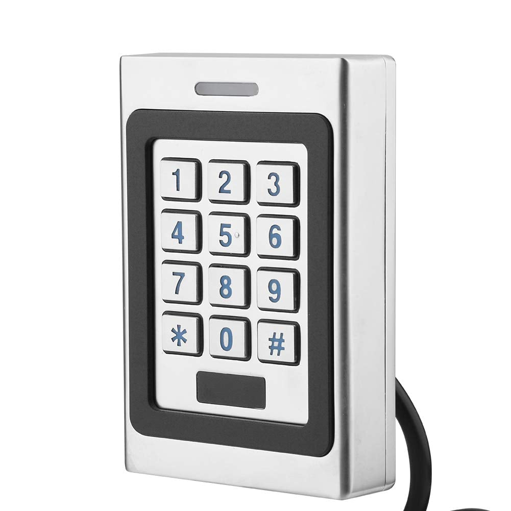 Waterproof IP68 RFID Card Door Access Controller, Keypad Security Door Access Control System, DC 12V Access Controller Support 2000 Users, Intelligent Key Board 3 Way to Open Door