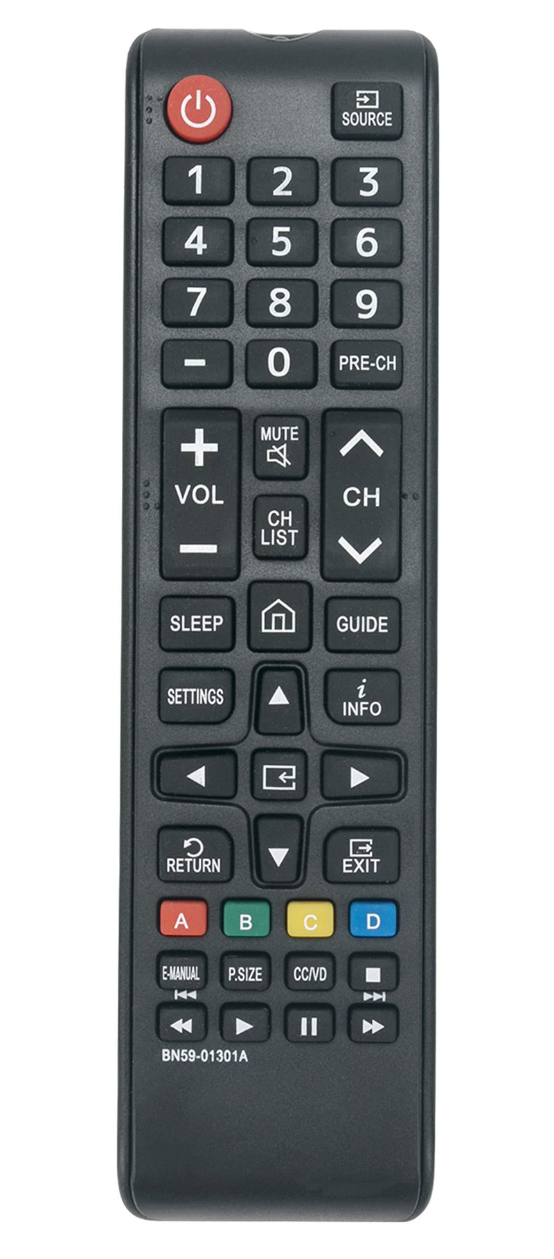 BN59-01301A Replaced TV Remote Compatible with Samsung Smart TV UN75NU7100 UN32N5300 UN32N5300AFXZA UN55NU6900 UN43NU6900 UN50NU6900 UN65NU6900 UN75NU6900 UN55NU6900FXZA UN43NU6900FXZA UN50NU6900FXZA