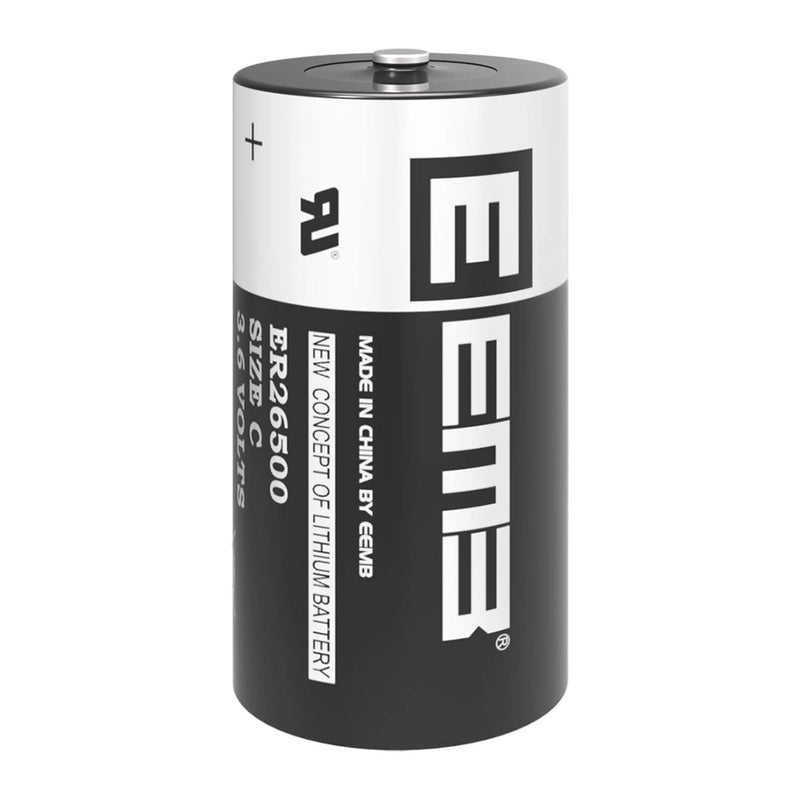 EEMB 3.6V C Size ER26500 Lithium Battery 9000 mAh UL Certified Li-SOCL₂ Batteries for Electric Door Sensor- Single Use 1