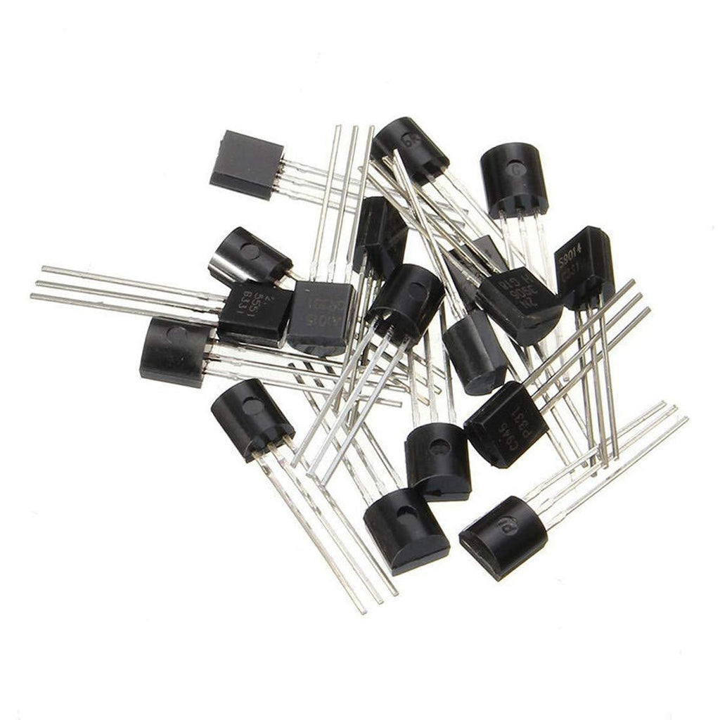 HiLetgo S9011-S9018/8050/8550/2N3904 Transistor Assortment Kit TO-92 17 Values Total 170pcs