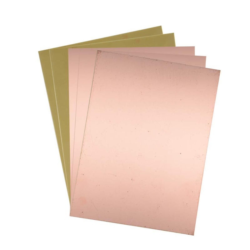 uxcell Single-Sided Copper Clad Laminate PCB Circuit Board, FR4 200x150mm 7.87x5.91 inch, 1.6mm Thickness DIY Prototyping PCB Board, Name Board, 5pcs