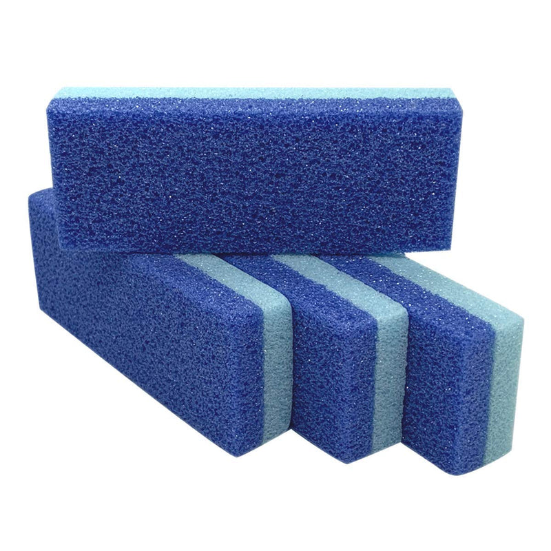 Maryton Foot Pumice Stone for Feet Hard Skin Callus Remover and Scrubber (Pack of 4) (Blue) Blue