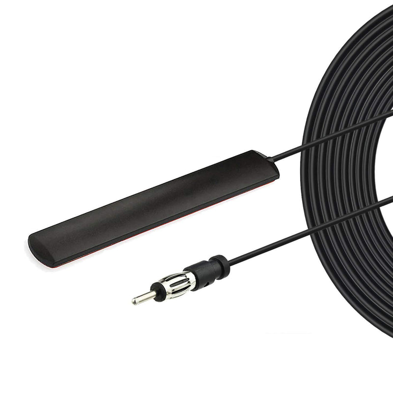 Bingfu Car Antenna Car Stereo FM AM Radio Antenna Car Adhesive Mount Hidden Patch Antenna for Vehicle Truck SUV Car Stereo in Dash Head Unit CD Media Receiver Player Audio HD Radio Tuner Amplifier Hidden Antenna