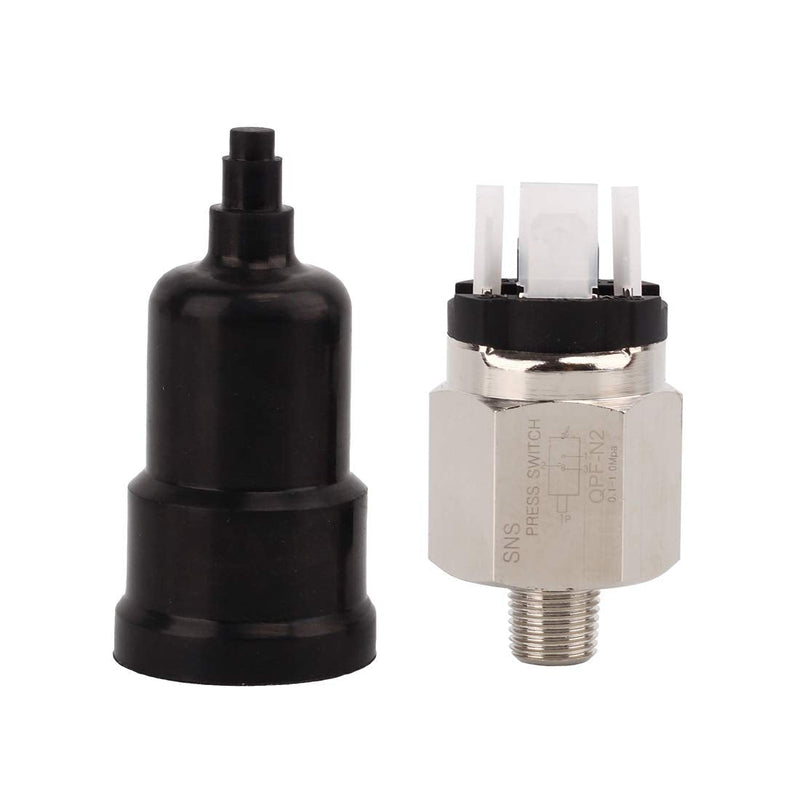SNS QPF-N2 1/4 Inch Male Thread Pneumatic Adjustable Diaphragm Type Pressure Switch Normally Open and Closed Integrated