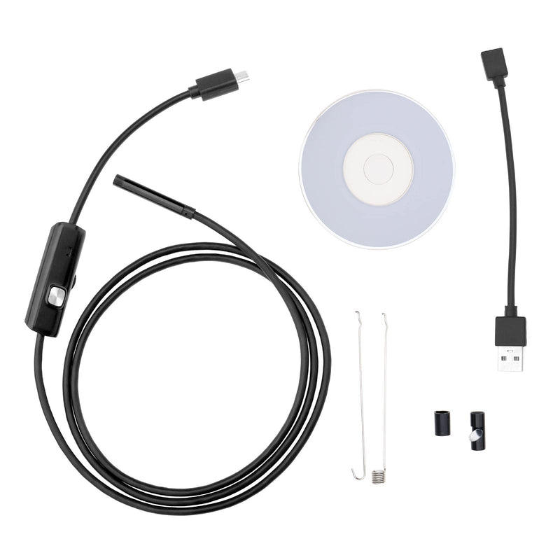 SING F LTD USB Industry Endoscope with 6 LED 5.5mm Borescope 1m for Android&PC USB/Micro USB Endoscope Waterproof