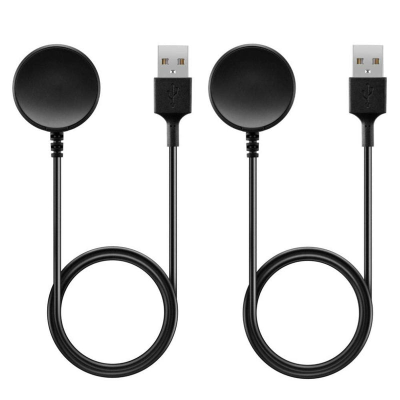 Galaxy Watch 4/3 Active 2 Charger EMallee Charging Dock for Samsung Galaxy Watch4 Classic Watch3 Active & Active2 Accessories 2 Pack