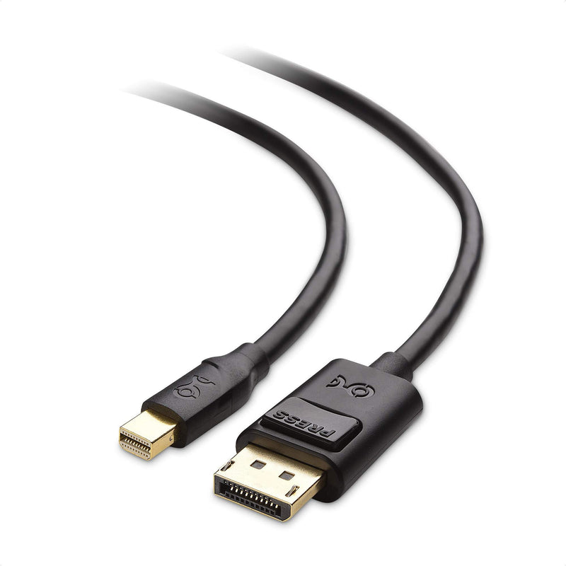 Cable Matters Mini DisplayPort to DisplayPort Cable (DisplayPort to Mini DisplayPort 1.4 Cable) with 8K 60Hz Video Resolution and HDR in Black 3 Feet - Thunderbolt and Thunderbolt 2 Port Compatible