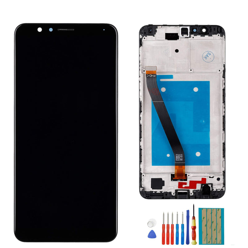 New LCD Display Compatible with Huawei Mate SE/Honor 7X BND-AL10 L21 L24 TL10 (Huawei Logo) Assembly digitizer Black Display with Frame+ Tools