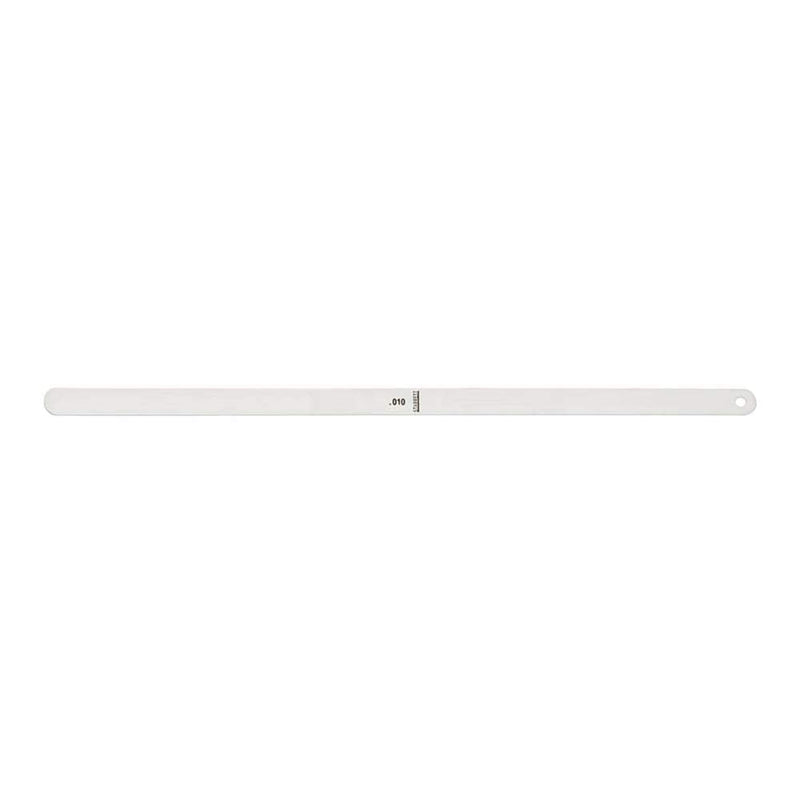 Feeler Stock Series 667 Stainless Gage, Stainless Steel, 12" Blade Length, 1/2" Blade Width, 0.010" Blade Thickness