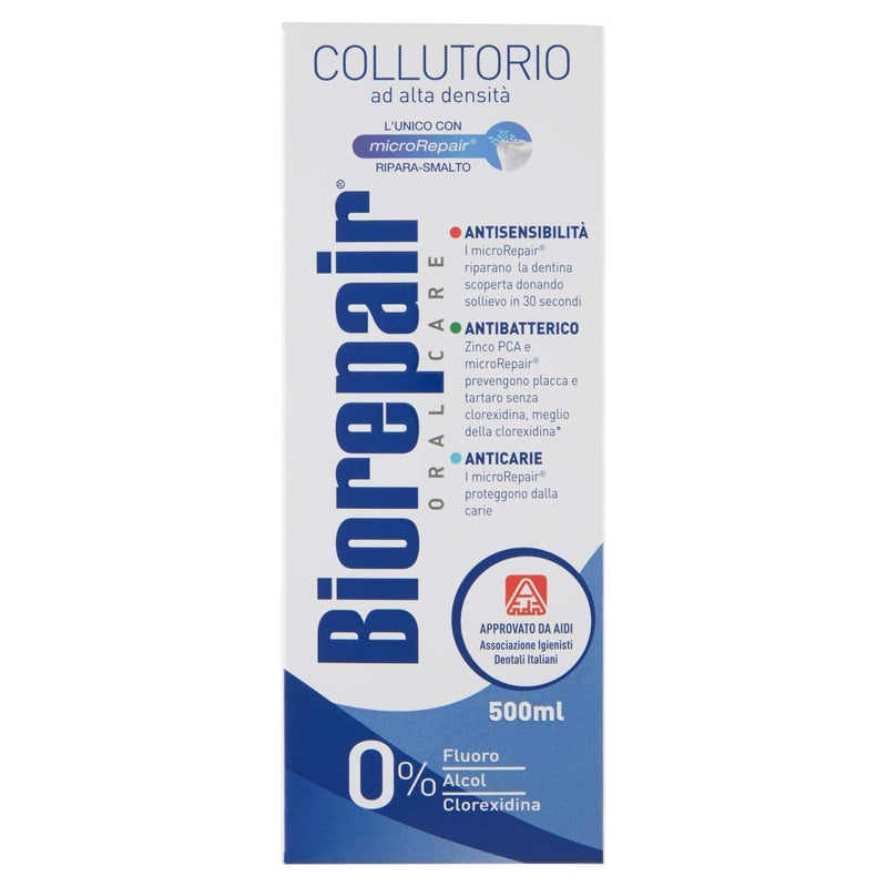 Biorepair:" Collutorio" Mouthwash Gum Protection - 500ml/16.9 fl.oz [ Italian Import ]
