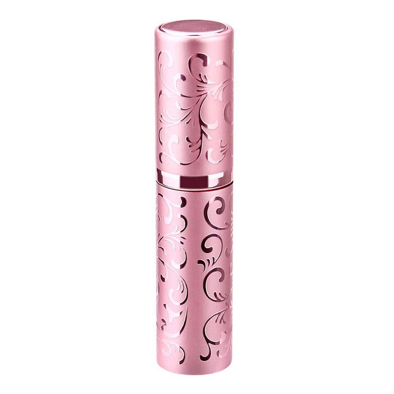ZKSM 10ML Refillable Perfume Empty Spray Bottle Portable Mini Scent Aftershave Atomizer Bottle with Funnel Filler for Travel Purse(Pink) Pink