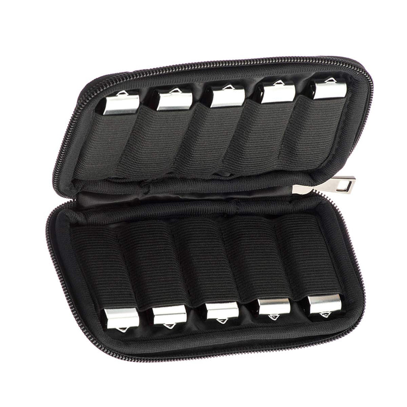 Flash Drive Case USB Storage Case JBOS USB Holder Storage Bag for USB Flash Drive Electronic Accessories Organizer for USB Flash Drive, USB Case, Thumb Drive Caes, Jump Drive Case, USB Organizer Flash Drive Case-10 Slots Black